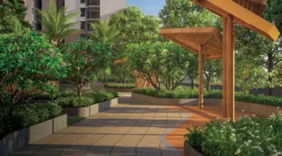 Landscaped Walkway